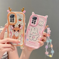 Casing Redmi note 11 pro+ 5G Casing Redmi Note 11E Pro 5G Casing Redmi Note 12Pro 4G Cute Cartoon Cream Edge Soft Silicone Phone Case with Stereoscopic Eye EDNY