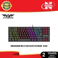 ARMAGGEDDON MKA-2C NEO (CLICKY) KEYBOARD - BLACK