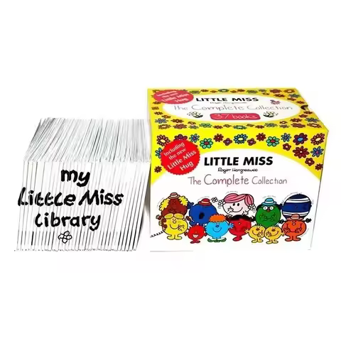 37 Books/Set Mr Men Little Miss Children English Storybook Learning Education Reading Habit EQ Train