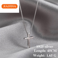 pure silver 925 necklace Silver Jewelry Necklace Cross Pendant amulet Necklace for Women Crucifix Ch