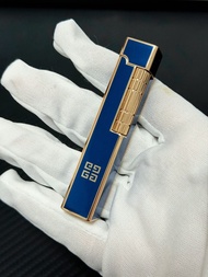 紀梵希 Givenchy 經典藍色大漆 純銅打火機