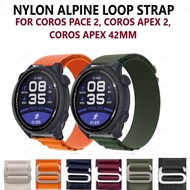 Ready Stock] Alpine Loop Nylon Strap Band for Smart Watch Coros Apex 2, Coros Pace 2, Coros Apex 42mm Watchband