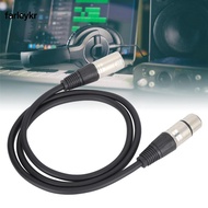FARL Microphone Cable, 3Pin XLR Male to 3Pin XLR Female 1m/3.3ft Balanced Audio Cable, Professional 