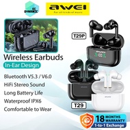 Awei T29P ANC Wireless Earbuds Stereo Sound Awei T29 Sport Headphone Wireless Earphone Awei Bluetoot