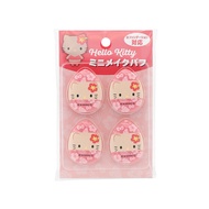 SANRIO Hello Kitty Mini Make Up Puff (Tanned) (Pink / Red) (4pcs)