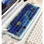 【Keycap Only】Starry Sky Keycaps 119 Keys Frosted Translucent Cherry Profile PC Material For Cherry M