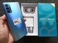 Handphone Oppo Reno 4 Ram 8/128gb second masih mulus garansi resmi ORI Indonesia