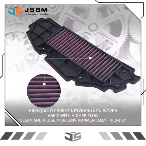 JSBM Motorcycle Accessories High Flow Air Filter For SYM GTS125 GTS200 GTS250 GTS300 GTS Joymax 300 