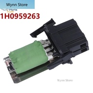 1H0959263 Heater Blower Motor Fan Resistor Car for VW Caddy MK2 Polo 6N 6N2 Golf MK3 Seat Wynn Store