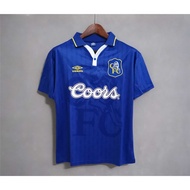95-97 Chelsea Home Retro Soccer Jersey Football Vintage Sports Jersey