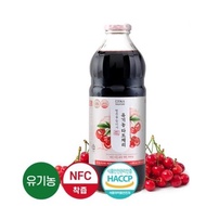 [ Torganic ] 100% Organic NFC Tart Cherry Juice Concentrate 1000ml, 230 Cherries Per Bottle Rich in Melatonin / 100% Organic Juice / 100% Organic Fruit Juice / Organic Cherry Juice