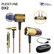 KVgJ Plextone DX2 Gaming Earphone Headset In-ear Earbud Metal Piston Head w Mic