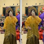 BERKUALITAS BAJU BODO LAKBU MODERN ORGANZA SULTAN SULAM BORDIR LAGOSI ADAT BUGIS MAKASSAR PESTA