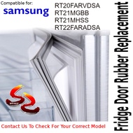 Samsung Refrigerator Fridge Door Seal Gasket Rubber Replacement part RT20FARVDSA RT21MGBB RT21MHSS RT22FARADSA - wirasz