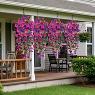 Eucalyptus Morning Glory Vine Artificial Flowers, Artificial Plants, Vines Decorations, R7C6