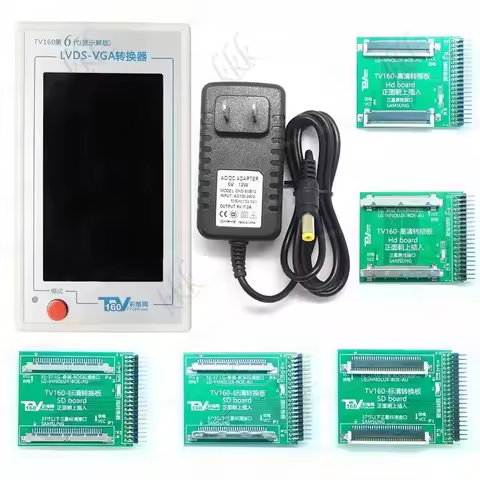 KKK Original New TV160 6th GEN Full HD LVDS to VGA LED LCD TV Motherboard Tester Tools Converter