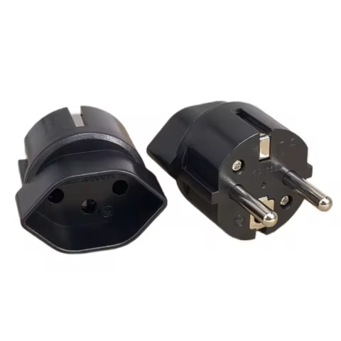 Swiss to European standard Plug adaptor Electrical socket Travel Adaptor EU Plug Multipurpose Power 