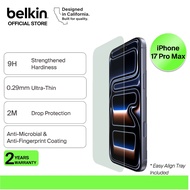 Belkin OVA261/263/264/265qc ScreenForce InvisiGlass Anti-Reflective Screen Protector for iPhone 17