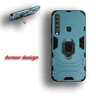 Samsung Galaxy A9 2018 A9 Star Pro A9s SM-A920FDS Military Armor Design Full Protection Phone Case Magnetic Ring Heavy Duty Shockproof Cover Skin