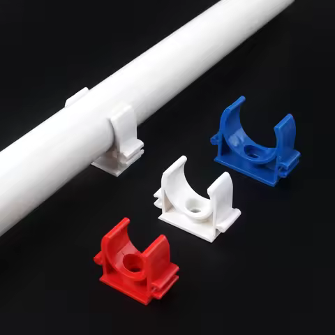 5/20/50Pcs 16 20 25mm PVC Pipe Clamp Connector Plastic Tube Fittings U Type Water Hose Connectors St