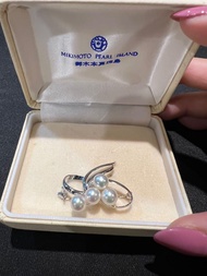 H11. 正牌MIKIMOTO PEARL  ISLAND珍珠胸針