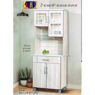 LHT: Model  233P Kitchen Cabinet 2.6ft Width x 6ft Height