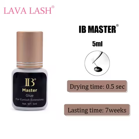 Korean 5ml IB Master Glue for Eyelash Extension Supplies Fast Dry 0.5 sec Lasting 7 Weeks Waterproof