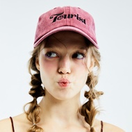 BLACKDOG BKK - SS2419 -BD tourist cap - หมวกสีแดงฟอกปักลาย