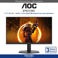 AOC 27G11ZE2 | 27" FHD | IPS | 240Hz | 0.3ms (MPRT) | Adaptive Sync Gaming Monitor