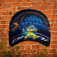 Chennai Super Kings "Captain Cool MS Dhoni" Custom All-Over Print Baseball Cap, Limited Edition Dual