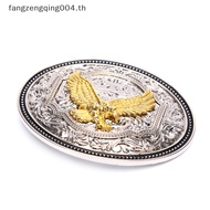 F4TH Long Horn Bull Eagle Western Belt Buckle Golden Texas Cowboy Western Buckles f4th