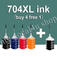 HP 704XL Ink HP 704 Ink HP 704 Black HP 704 Color HP 704 Ink Refill compatible for HP 2010 2060 D206