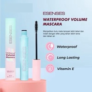 ESENSES Waterproof Volume Mascara 8ml Black [ Longlasting ,Vitamin E Dan Ujung Sikat yang halus ]