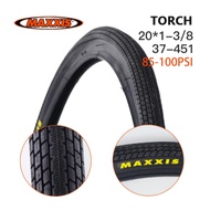 [SG SELLER] Maxxis Torch Bike Tire 20inch 1 3/8 37-451 Wired Bread Puncture Protection Tires 60 TPI 