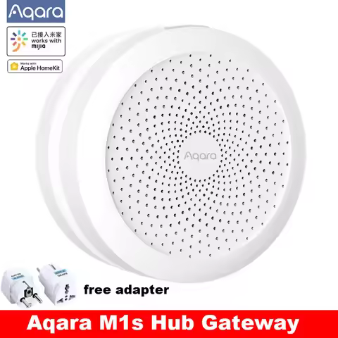 Aqara M1S Hub Gateway Zigbee 3.0 with RGB Led Night Light Siri Voice APP Remote Control Home Work Mi