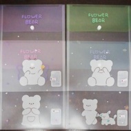 A4 Button Transparent Pocket File A4 Poket Fail Butang Lut sinar/children files/student files/cute b