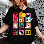 Cartoon Printed T-Shirt From The Funny News List Chilean 31 Minulos Women's Cotton Round Neck In Sum