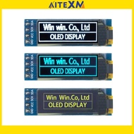 0.91 inch OLED module  0.91" white/blue OLED 128X32 OLED LCD LED Display Module 0.91" IIC Communicat