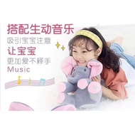 Hide and seek Elephant Plushie Doll Cute Animal Stuffed Toys Anak Patung Gajah Patung Binatang Viral