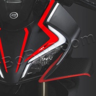 Reflective Motorcycle Front Fairing Sticker Decoration Stripe Decal Accessories Waterproof For CFMOT