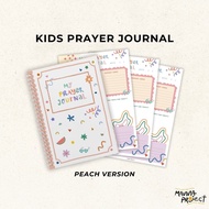 Kids Prayer Journal + Letters to God | Peach Version | Manna Project | Sunday School Book | Bible st