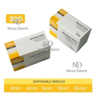 10Pcs Skin Needle 30G*4mm/30G*13mm/30G*25mm 32G*2.5mm 32G*4mm 32G*13mm 34G*4mm beauty needle