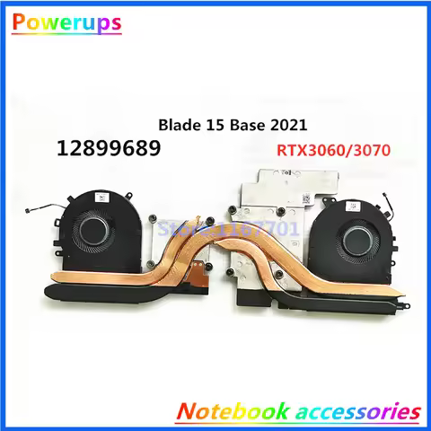 New Laptop CPU/GPU Cooler Heatsink&Fan For Razer Blade 15 Base 2020 2021 RZ09-0328 RZ09-0369 1289968