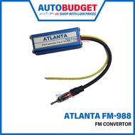 ATLANTA FM-988 | 3 in 1 Car Auto Stereo Antenna FM Radio Band Frequency Converter | Car FM Converter