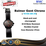 Balmer R Gent Chronograph Watch (7810G BK-49 )(NEW)