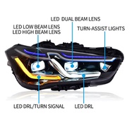 Car LED Headlight Light Assemblies For BMW X1 F48 F49 2016-2021 Auto Fog DRL Brake Turn Signal Lamp 