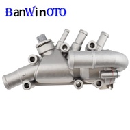 Aluminium Thermostat With Housing + Sensor & Gaskets For Ford Fiesta Mk5 1.3 Duratec 1149617 2S6G9K4