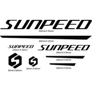 insSunpeed Bike Frame Decals