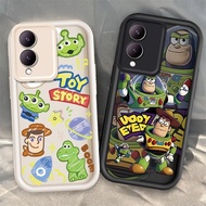 Casing For VIVO Y17S Y28 5G Cute Cartoon Silicone Toy Story Shockproof Case