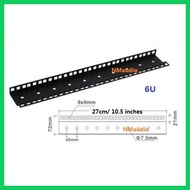 Flight Case 6U (10.5 inches) Rail Rack for Rack Mounting Assembly Tour Case Accessories